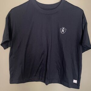 Vuori Black Crop Top